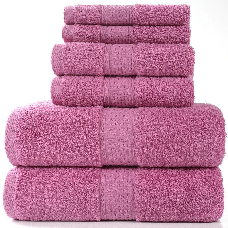 Cotton absorbent towel set of 3 pieces and 6 pieces - Nioor