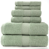 Cotton absorbent towel set of 3 pieces and 6 pieces - Nioor