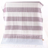 Cotton striped beach towel 100x180cm - Nioor