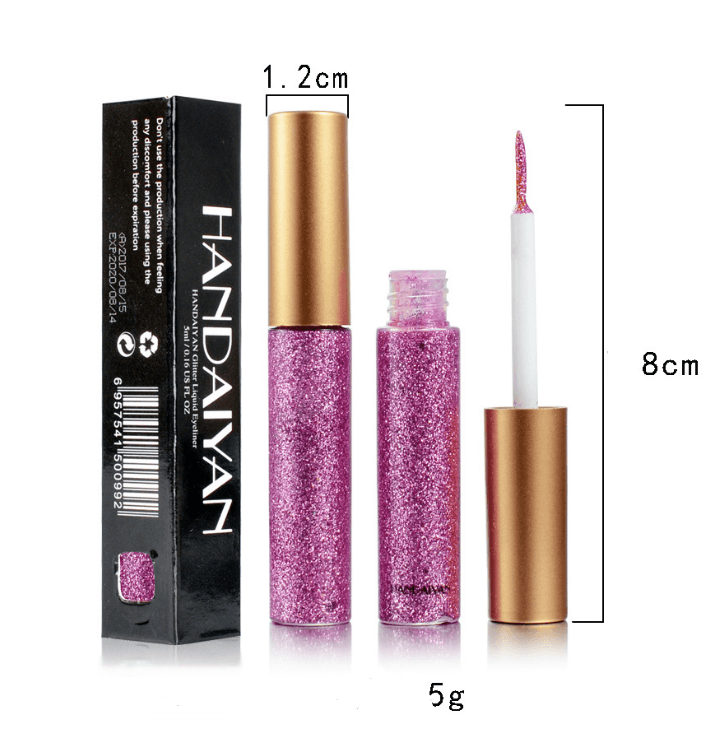 COULEURS SET EYELINER BRILLANT LIQUIDE IMPERMEABLE BRILLANT - Nioor