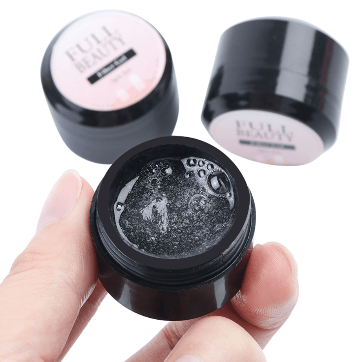 Creacked Repair Glue Nail Fiber Silk Extension Gel Fiberglass Poly UV Builder Gel Polish Manicure Art Prolonged Tool - Nioor