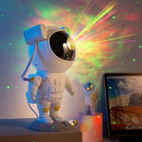 Creative Astronaut Galaxy Starry Sky Projector Nightlight USB Atmospher Bedroom Table Lamp - Nioor