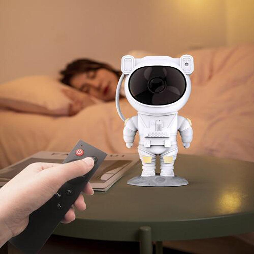 Creative Astronaut Galaxy Starry Sky Projector Nightlight USB Atmospher Bedroom Table Lamp - Nioor