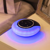 Creative Bluetooth Subwoofer Stereo Speaker LED Desk Lamp Stepless Dimming Folding Touch Atmosphere Night Light - Nioor