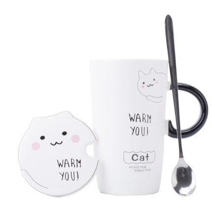 Creative Ceramic Mugs Cute Breakfast Coffee Cup Korean Versi - Nioor