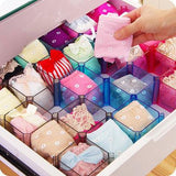 Creative Freely Combined Drawer Underwear Storage Boxes Organizer Plastic Divided Sorted Boxes - Nioor