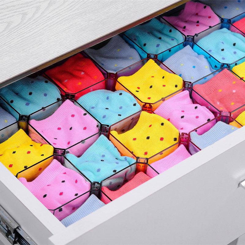 Creative Freely Combined Drawer Underwear Storage Boxes Organizer Plastic Divided Sorted Boxes - Nioor