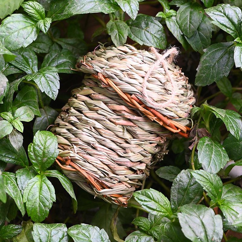 Creative Straw Birds Nest Handicraft Hand-Woven Straw Bird Cage - Nioor