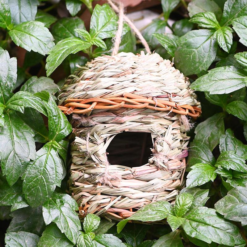 Creative Straw Birds Nest Handicraft Hand-Woven Straw Bird Cage - Nioor