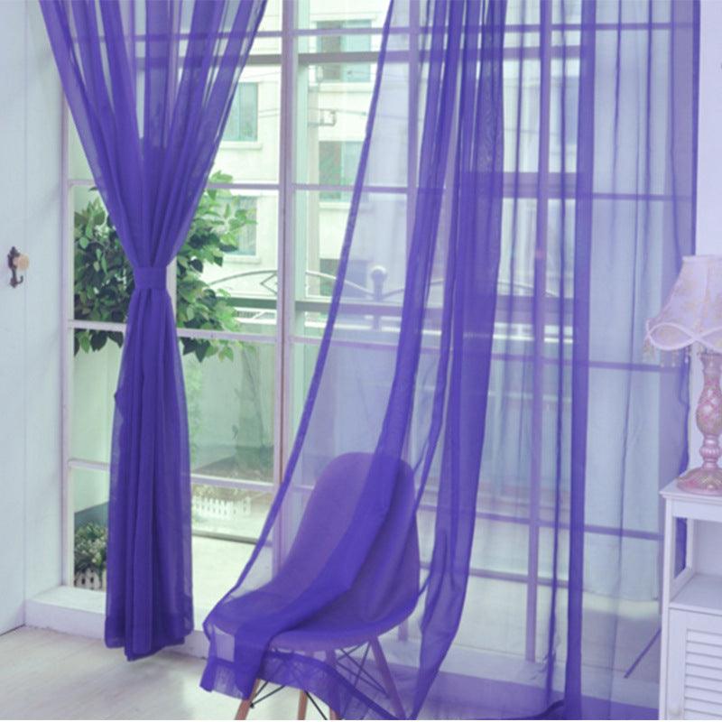 Curtains Solid Tulle Modern Curtains For Living Room Transparent Tulle Curtains Window Sheer For The Bedroom - Nioor