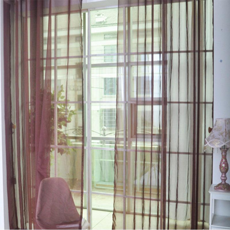 Curtains Solid Tulle Modern Curtains For Living Room Transparent Tulle Curtains Window Sheer For The Bedroom - Nioor