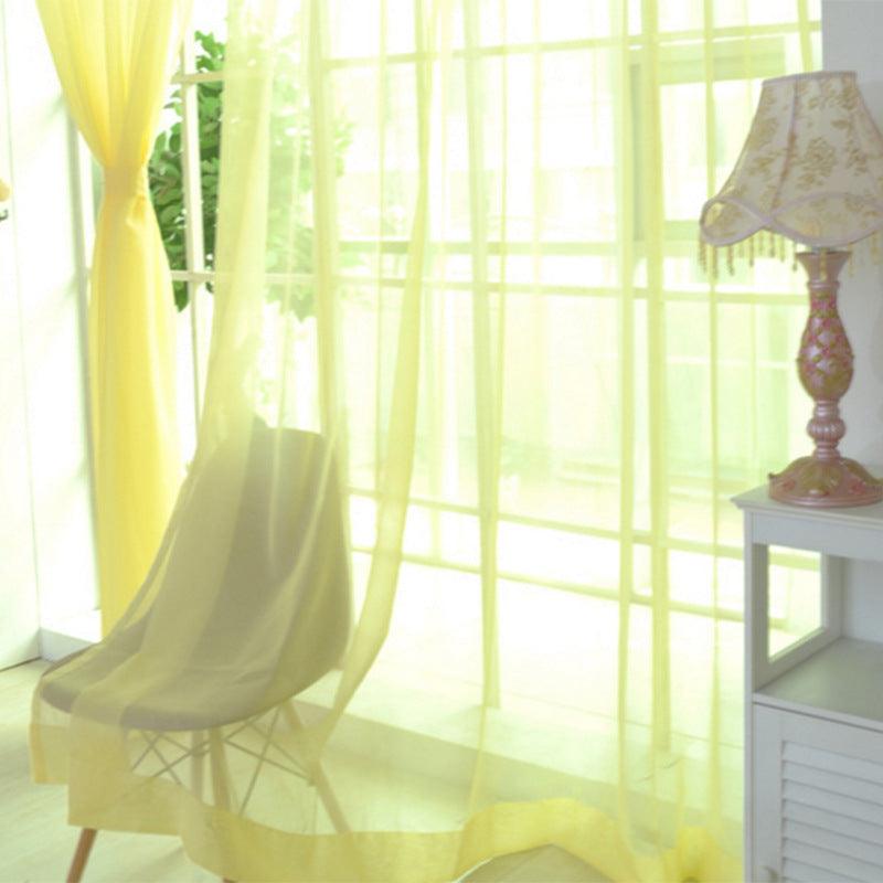 Curtains Solid Tulle Modern Curtains For Living Room Transparent Tulle Curtains Window Sheer For The Bedroom - Nioor