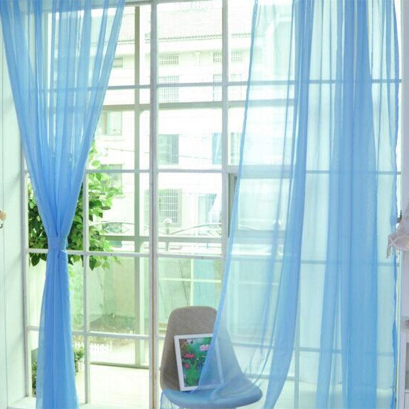 Curtains Solid Tulle Modern Curtains For Living Room Transparent Tulle Curtains Window Sheer For The Bedroom - Nioor