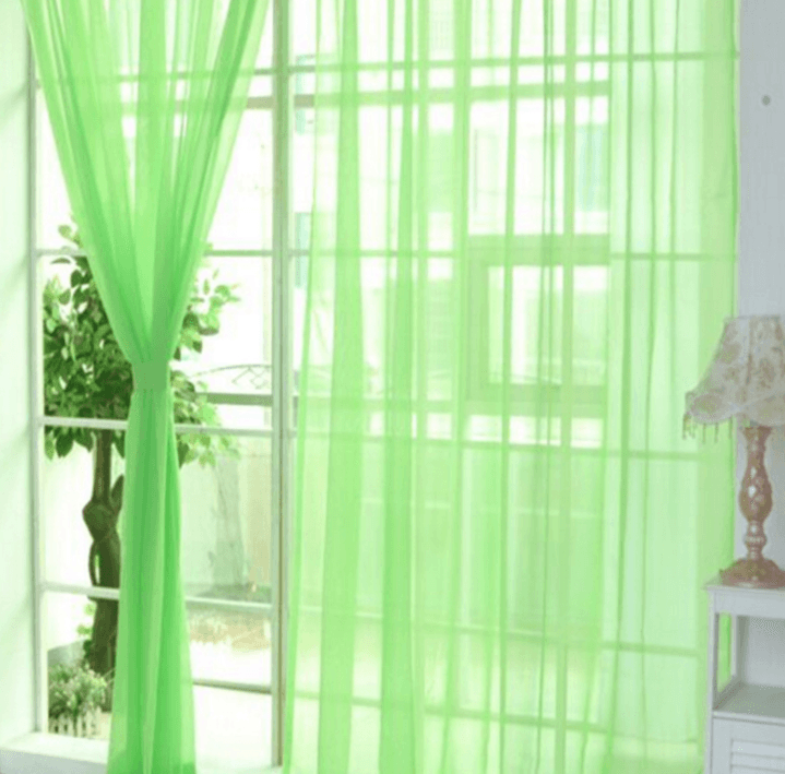 Curtains Solid Tulle Modern Curtains For Living Room Transparent Tulle Curtains Window Sheer For The Bedroom - Nioor