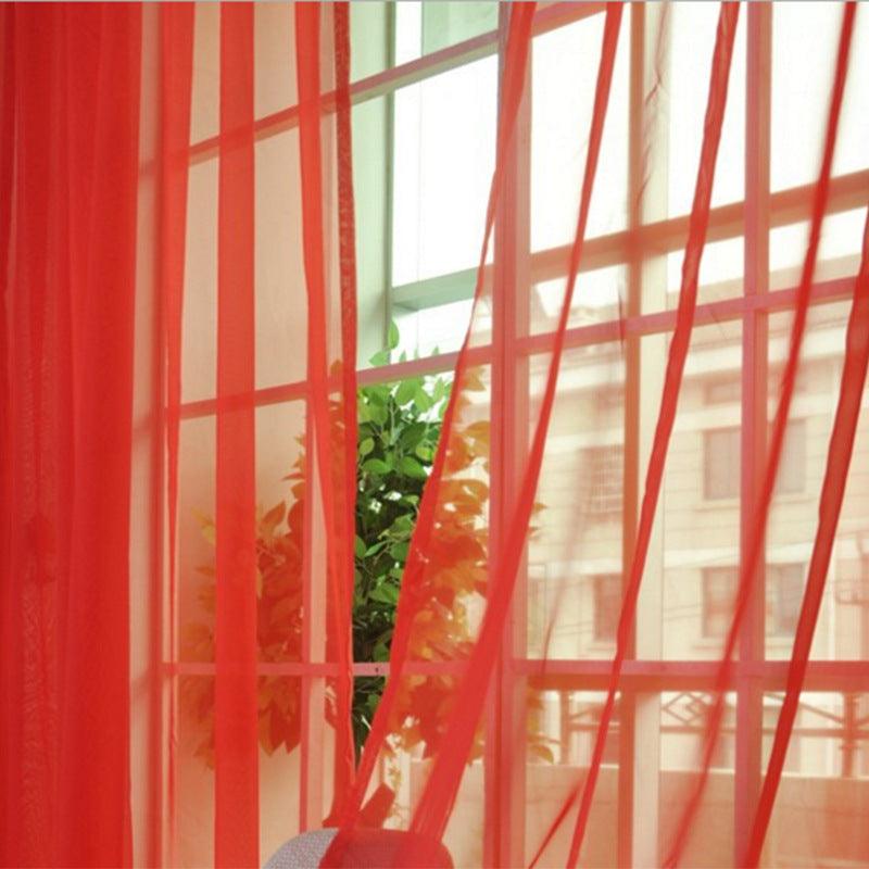 Curtains Solid Tulle Modern Curtains For Living Room Transparent Tulle Curtains Window Sheer For The Bedroom - Nioor