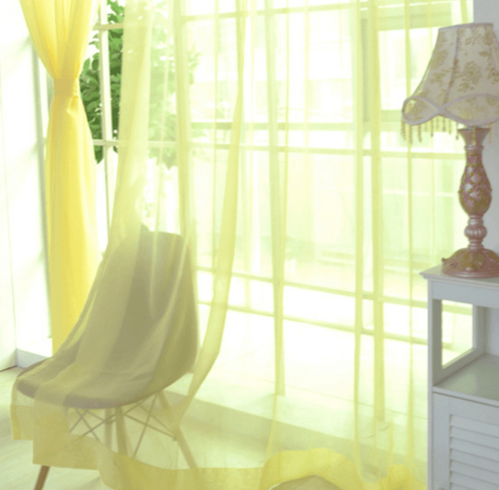 Curtains Solid Tulle Modern Curtains For Living Room Transparent Tulle Curtains Window Sheer For The Bedroom - Nioor