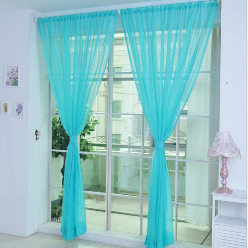 Curtains Solid Tulle Modern Curtains For Living Room Transparent Tulle Curtains Window Sheer For The Bedroom - Nioor