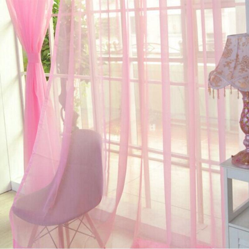 Curtains Solid Tulle Modern Curtains For Living Room Transparent Tulle Curtains Window Sheer For The Bedroom - Nioor