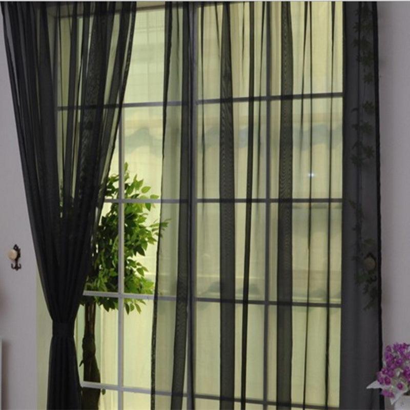 Curtains Solid Tulle Modern Curtains For Living Room Transparent Tulle Curtains Window Sheer For The Bedroom - Nioor