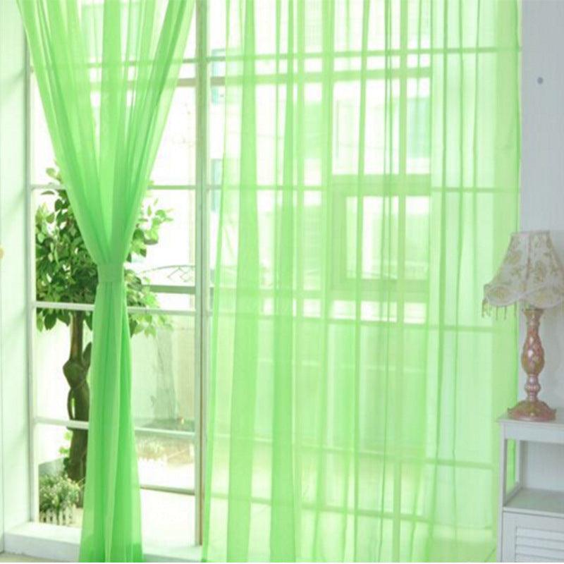 Curtains Solid Tulle Modern Curtains For Living Room Transparent Tulle Curtains Window Sheer For The Bedroom - Nioor