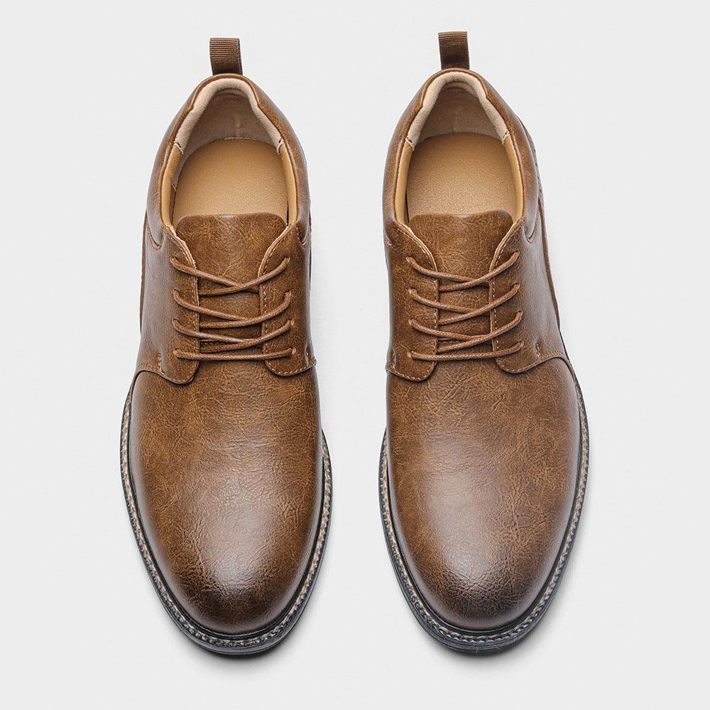 Men's Casual Comfortable And Minimalist Leather Shoes - Nioor