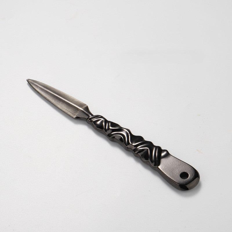 Patterned Steel Pu'er Tea Knife Set - Nioor