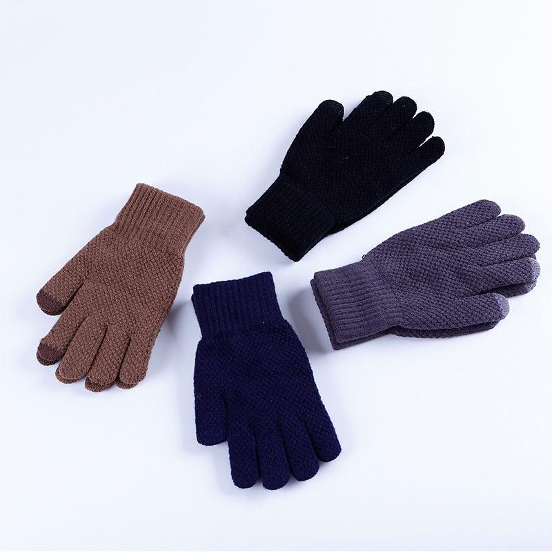 Men's Outdoor Warm Split Finger Touch Screen Gloves - Nioor