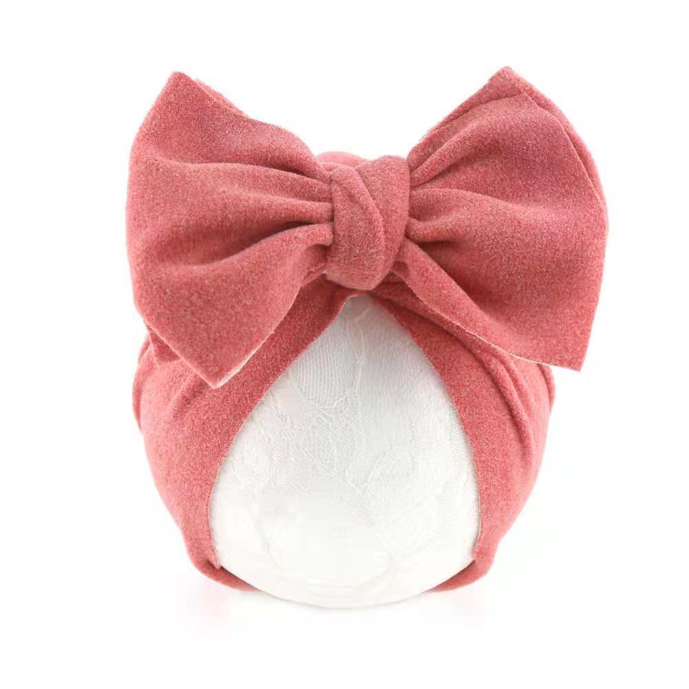 Bowknot Baby Fetal Cap Cute Pure Cotton