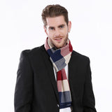 Classic And Fashionable British Checked Cashmere Scarf For Men's Warmth - Nioor