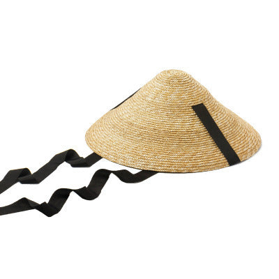 Europe And The United States New Strappy Straw Hat Outdoor Shade