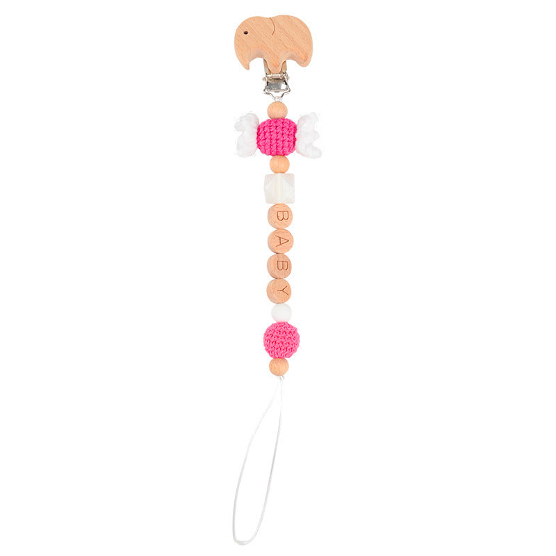 Crochet Woolen Candy Pacifier Chain