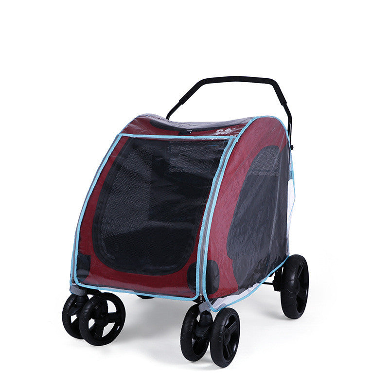 Pet Stroller Rain Cover Baby Stroller Raincoat Dog Stroller Rain Cover Wind Cover