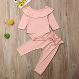 Pullover European And American Baby Romper Pure Cotton Pure Color Virgin Pajamas