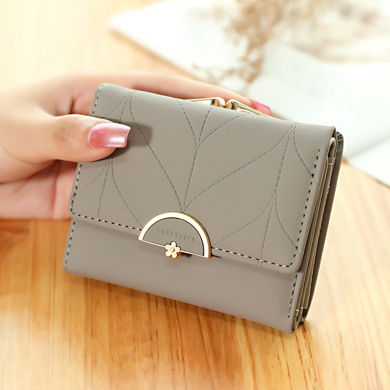 Women's Fashion Candy Color Folding Money Clip