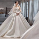 Temperament Princess Style French Satin Tail - Nioor