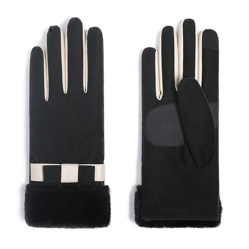 Winter Fleece-lined Thickened Touch Screen Gloves - Nioor