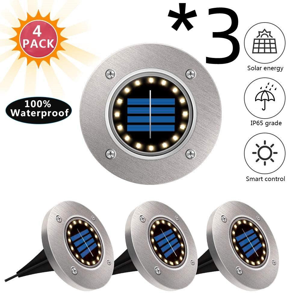 8LED Waterproof Solar Powered Garden Lights - Nioor