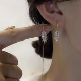 Descendants Of The Rich Tassel Ear String Earring Spring And Summer - Nioor