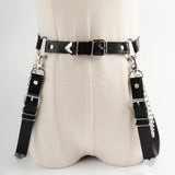 Punk Darkwind Women's Belt Leather Functional Chain Love Belt Sexy Uniform Suspenders Harness Accessories - Nioor