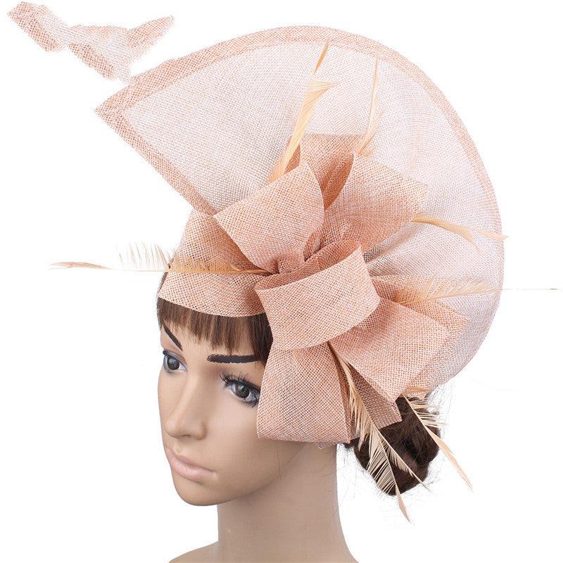 Exaggerated European And American Wind Cover Mesh Hair Accessories Fashion Bride Wedding Accessories - Nioor