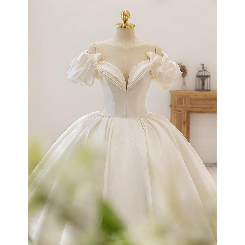 French Bride Small Premium Wedding Dress - Nioor