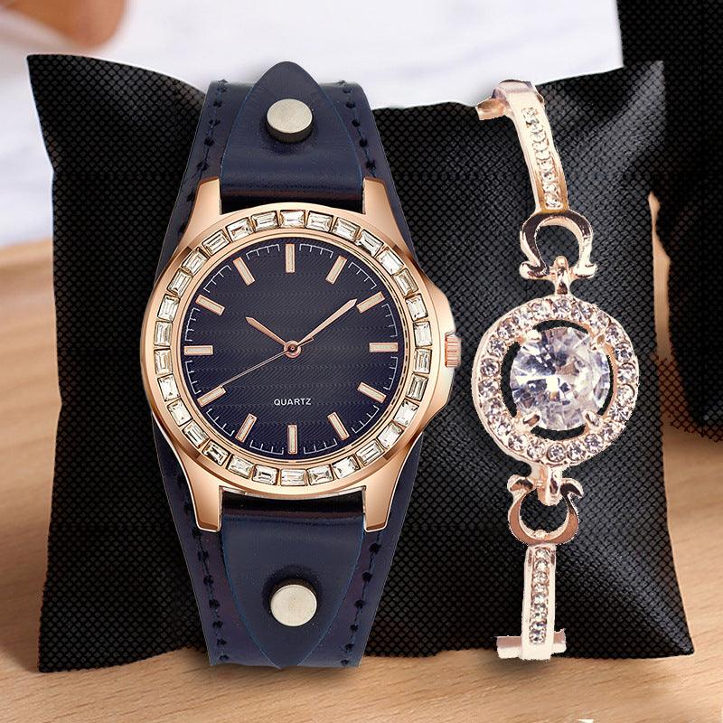 Light Luxury Watch Full Diamond Bracelet Women's Watch Simple - Nioor