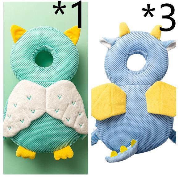 Baby Toddler Headrest Child Protection Baby Head Protection Cushion Cute Angel Wings - Nioor