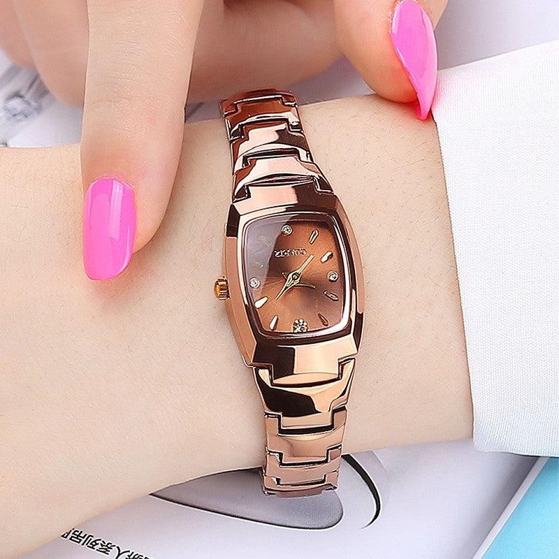 Women's Waterproof Tungsten Steel Quartz Watch - Nioor