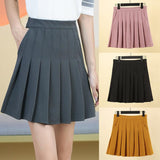 Casual Women's Clothing Slimming High Elastic Waist Anti-exposure Short Culottes - Nioor