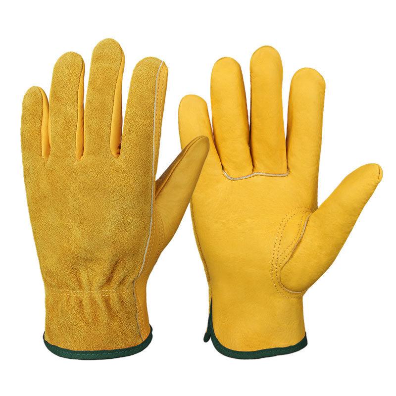 Breathable, Non-slip, Wear-resistant Construction Site Welder Protective Work Gloves - Nioor