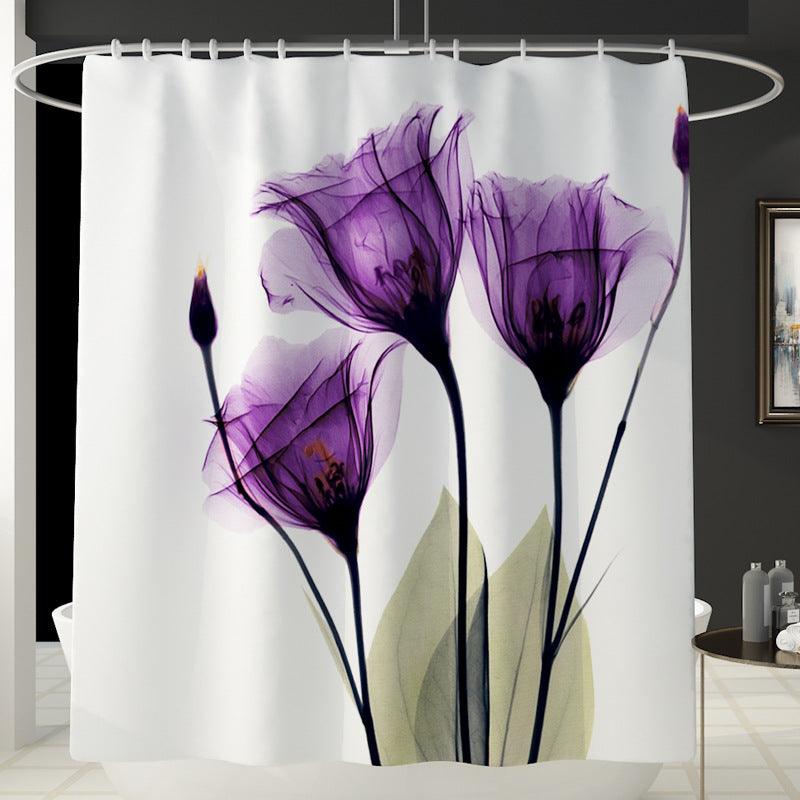 Daffodil Toilet Bathroom Shower Curtain Shower Partition - Nioor