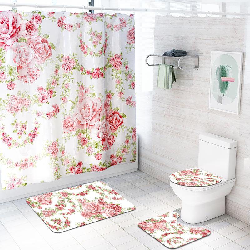 Daffodil Toilet Bathroom Shower Curtain Shower Partition - Nioor