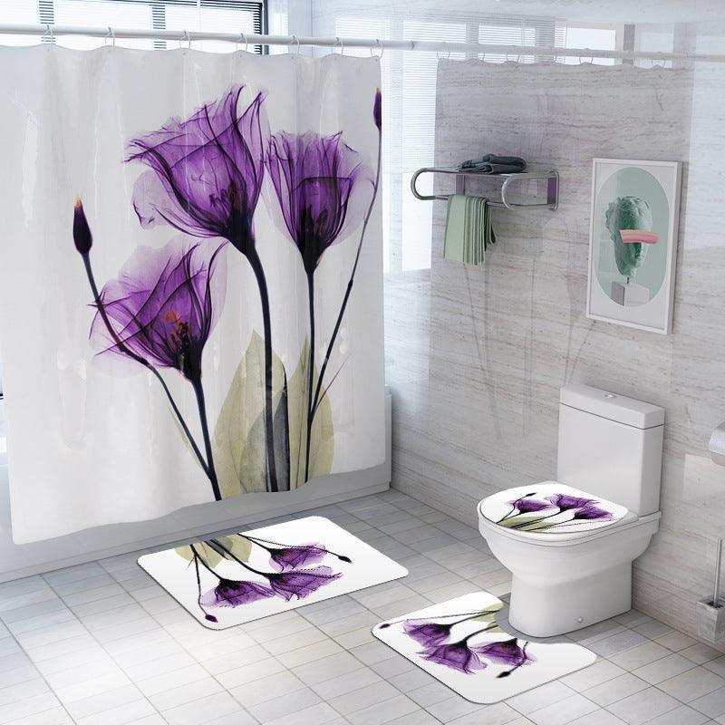 Daffodil Toilet Bathroom Shower Curtain Shower Partition - Nioor