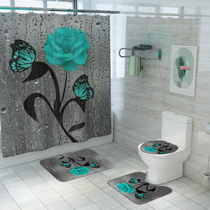 Daffodil Toilet Bathroom Shower Curtain Shower Partition - Nioor